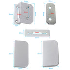 Glass Door Partition Hinge Furniture Housing Door Fittings — Space Aluminum