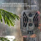 50MP+4K Dual Lens Outdoor Rainfall Fog Infrared Trace Hunting Camera