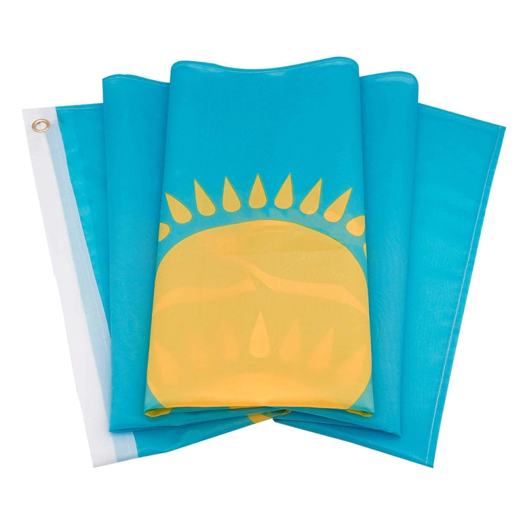 Kazakhstan National Flag Polyester Decorative Flag — view 3