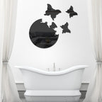 4pcs /Set DIY Acrylic Butterfly Mirror Waterproof Wall Stickers Dining Room Bedroom Decoration — view 6
