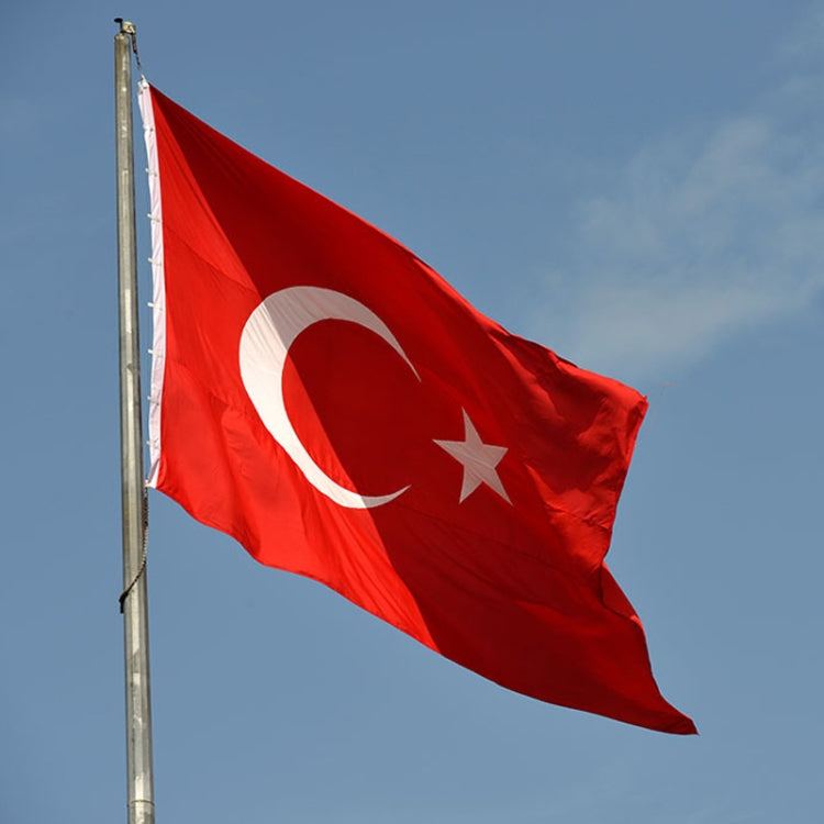 Turkish Flag No. 4 Polyester Flag — view 4