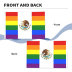 90 x 150cm Mexican Flag No. 4 Polyester Fabric Decorative Flag — Mexican Colorful