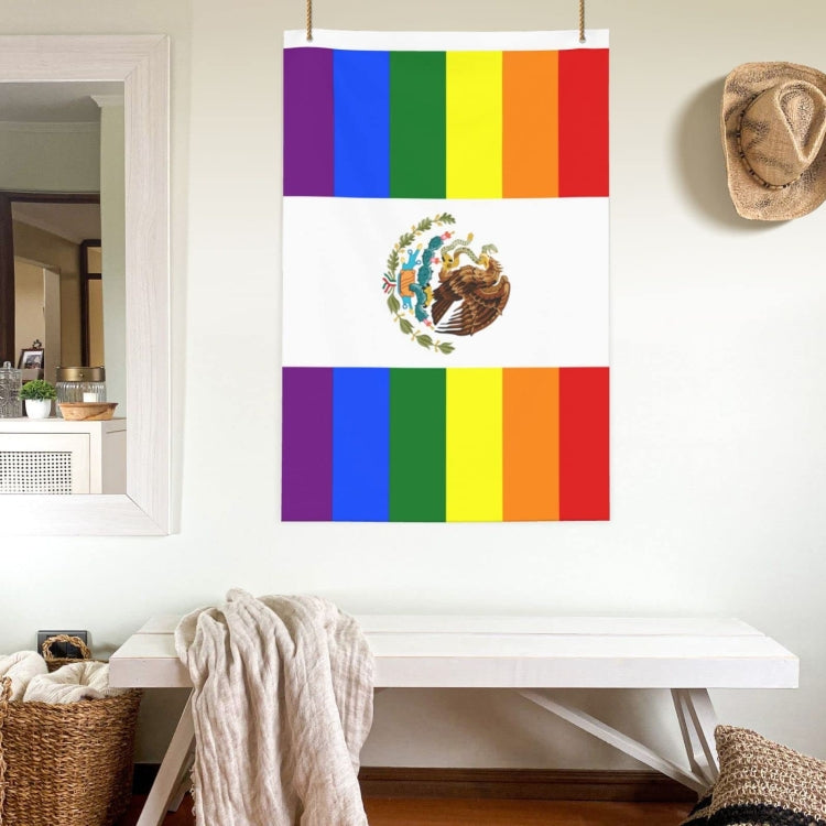 90 x 150cm Mexican Flag No. 4 Polyester Fabric Decorative Flag — view 5