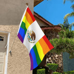 90 x 150cm Mexican Flag No. 4 Polyester Fabric Decorative Flag — view 7