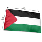 Palestine Flag No. 4 Polyester Fabric Decorative Flag — Palestine