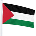 Palestine Flag No. 4 Polyester Fabric Decorative Flag — view 4