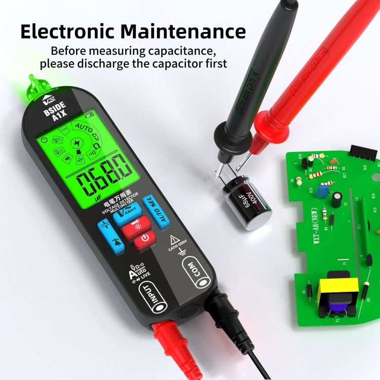 BSIDE A1X Charging Model Mini Digital Electric Pen Intelligent Automatic Merit Multimeter — view 10