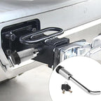 Car Latch Lock Trailer Tow Hook Anti-theft Padlock