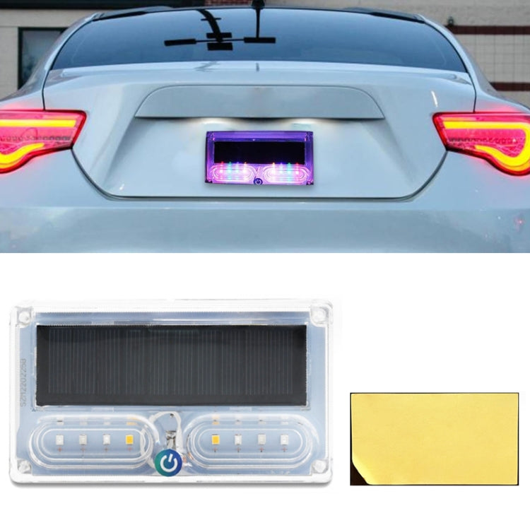 Car Solar Warning Light Anti-rear Collision LED Tail Light — Bracket