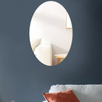 Oval Acrylic Mirror Stereo Wall Stickers Home Decoration Soft Mirror — view 17