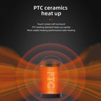 Remote Control Touch Screen Household Desktop PTC Instant Heating Heater