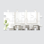 8pcs /Set Acrylic Square Puzzle Mirror Wall Sticker Home Decoration Soft Mirror