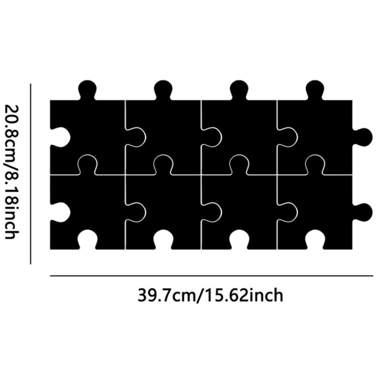 8pcs /Set Acrylic Square Puzzle Mirror Wall Sticker Home Decoration Soft Mirror — Square Puzzle