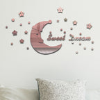 32pcs /Set Acrylic SweetDream Mirror Stereo Wall Stickers Home Decoration Soft Mirror — view 7