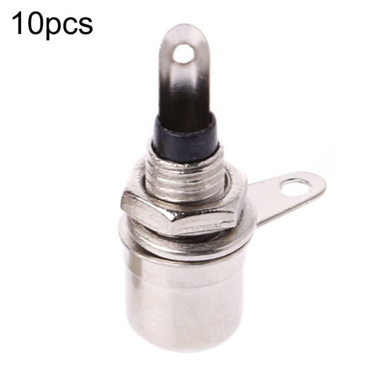 10pcs Small RCA Soldered Lotus Master AV Socket Audio Connector