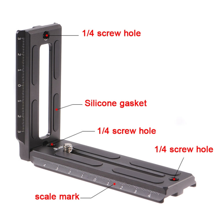 JLWIN Quick Release Plate L Bracket Plate for DJI Ronin RS 2 / RSC 2 / RS 3 Gimbal Stabiliser — view 4