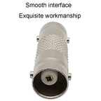 10pcs BNC Female To Female Straight Through Adaptor Surveillance Dual Pass-Through Connector
