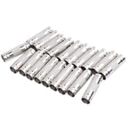 10pcs BNC Female To Female Straight Through Adaptor Surveillance Dual Pass-Through Connector