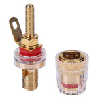 Medium Extended Transparent Terminal Block 4mm Banana Socket Audio Amplifier Junction Post