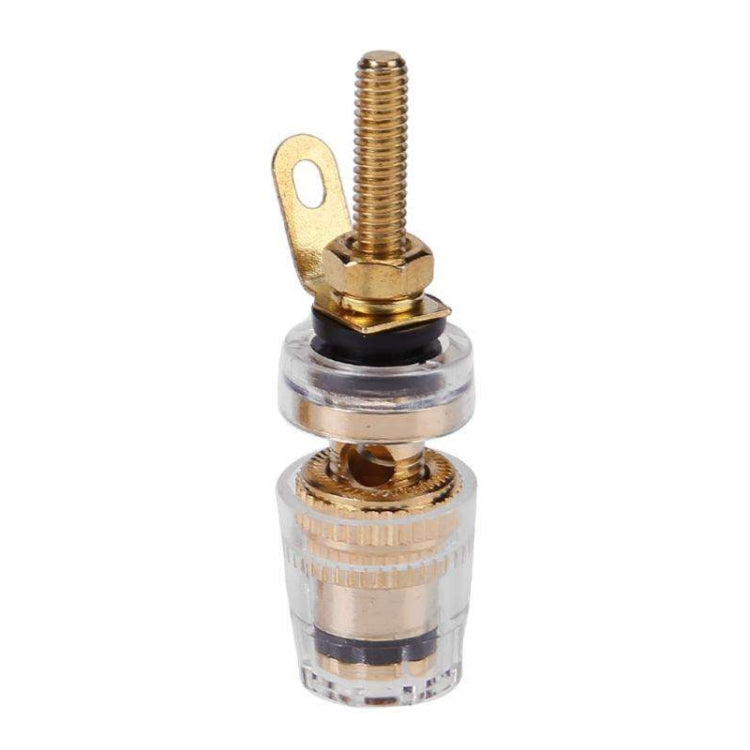 Medium Extended Transparent Terminal Block 4mm Banana Socket Audio Amplifier Junction Post