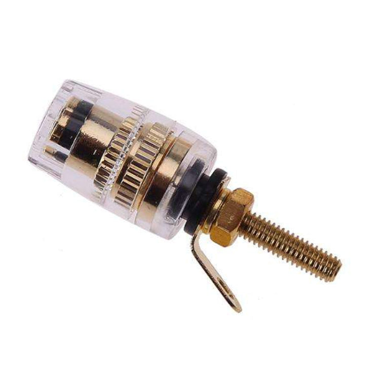 Medium Extended Transparent Terminal Block 4mm Banana Socket Audio Amplifier Junction Post