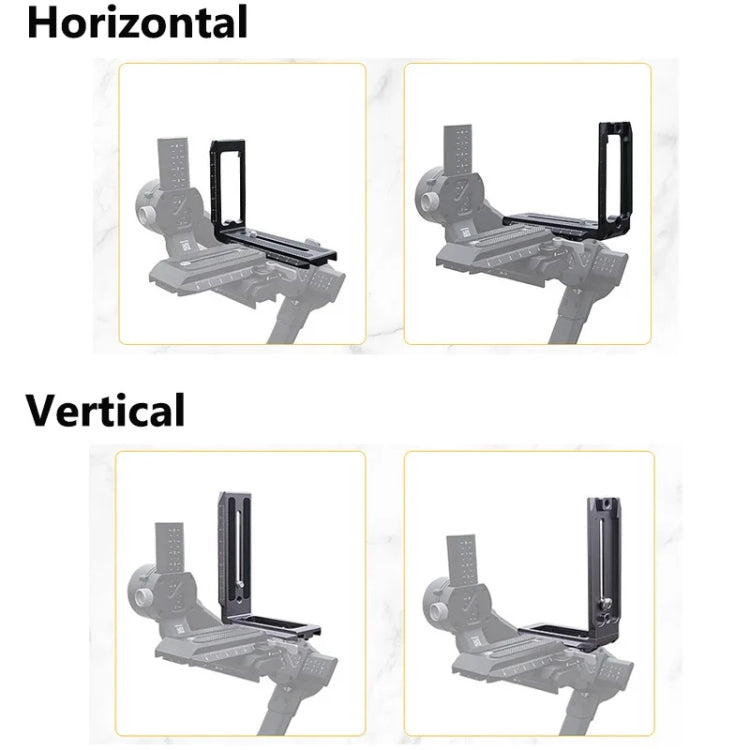 Universal Camera L Shape Bracket Quick Release Plate for Camera RSC2 / RS3 Stabilizers — view 10