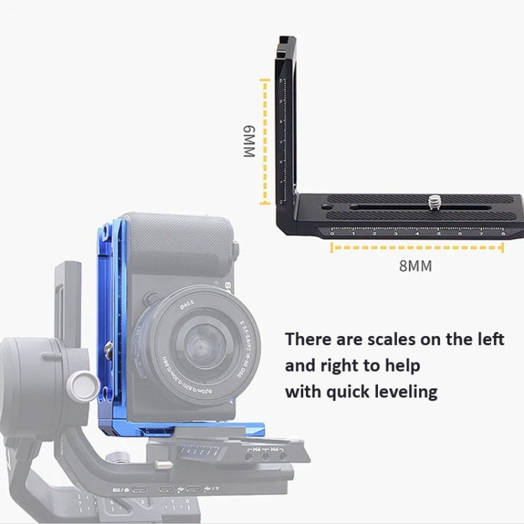 Universal Camera L Shape Bracket Quick Release Plate for Camera RSC2 / RS3 Stabilizers — view 11