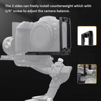 Universal Camera L Shape Bracket Quick Release Plate for Camera RSC2 / RS3 Stabilizers — view 13