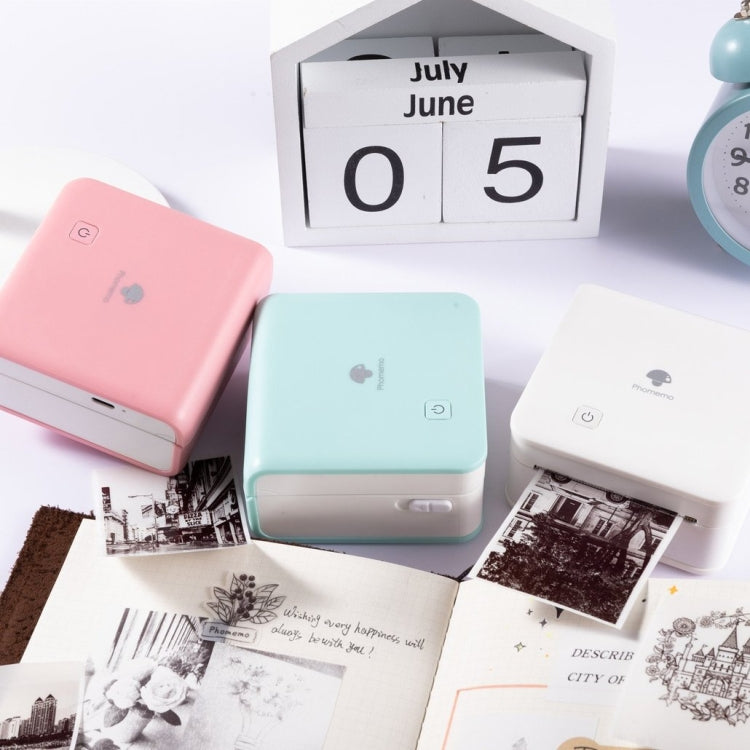 Phomemo M02 PRO Pocket Mini Small Portable Bluetooth Wrong Thermal Tag Printer — Pink