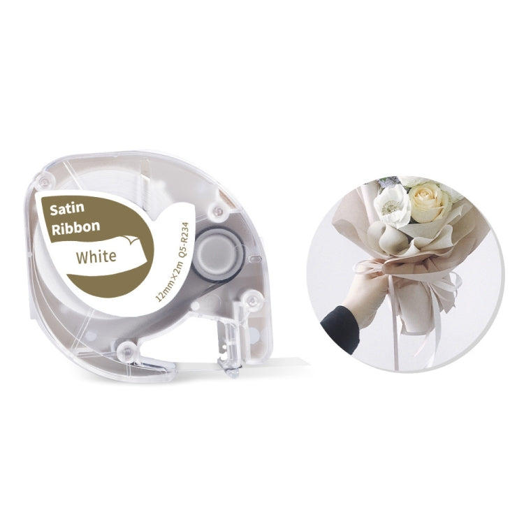 For Phomemo P12 / P12 Pro 12mm x 2m Thermal Transfer Label Ribbon