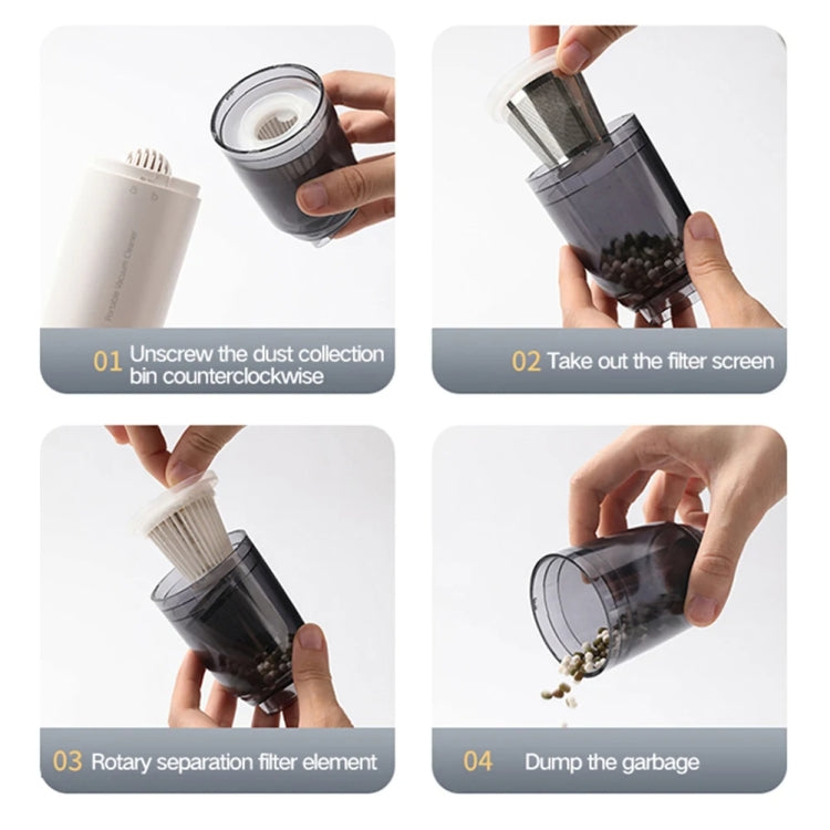 Mini Portable Detachable Wireless Handheld Powerful Car Vacuum Cleaner