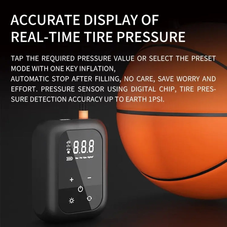 Multifunctional Portable Car Electric Wireless Tire Inflator Pump