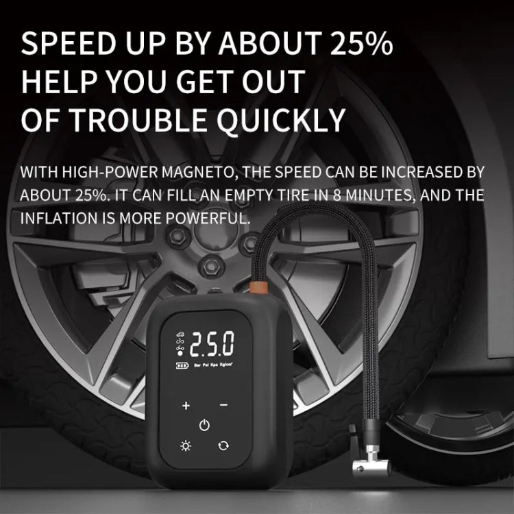 Multifunctional Portable Car Electric Wireless Tire Inflator Pump