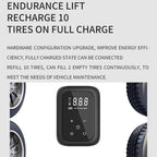 Multifunctional Portable Car Electric Wireless Tire Inflator Pump