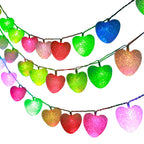 1.2m LED Love Flashing String Lights Waterproof Battery Box Decoration Lights — view 2