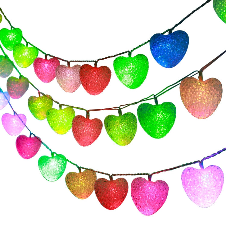 1.2m LED Love Flashing String Lights Waterproof Battery Box Decoration Lights — view 2