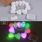 1.2m LED Love Flashing String Lights Waterproof Battery Box Decoration Lights — view 5