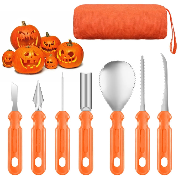 Halloween Pumpkin Carving Set DIY Halloween Decoration With Carry Bag