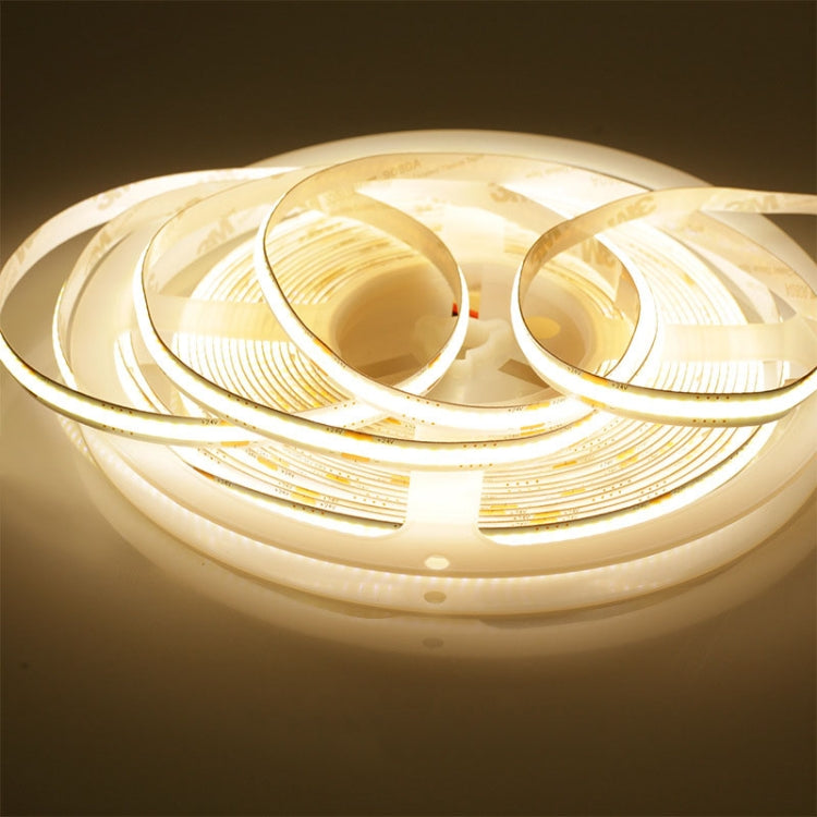 1m 24V 8mm Wide COB Adhesive Decorative LED Light Strip — 480 Beads-14W-95 Display