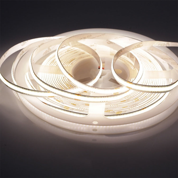 1m 24V 8mm Wide COB Adhesive Decorative LED Light Strip — 4000K