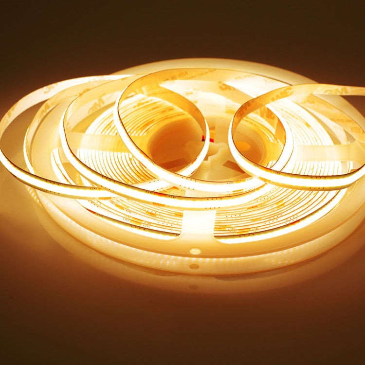 1m 24V 8mm Wide COB Adhesive Decorative LED Light Strip — 320 Beads-12W-95 Display