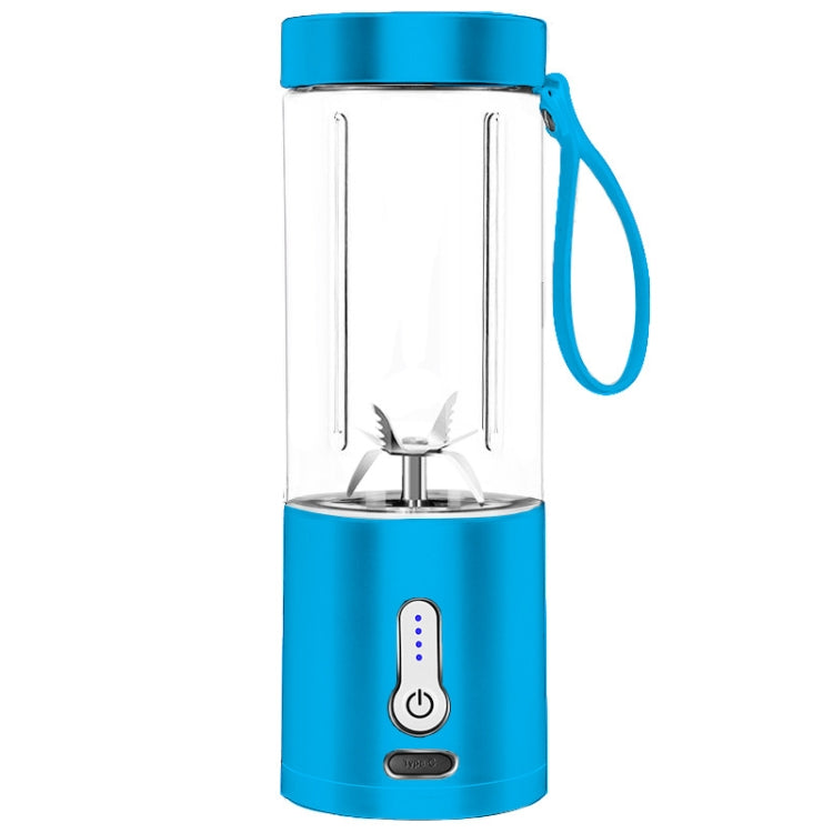 Portable Multifunctional USB Rechargeable Juice Extractor Cup Mini Electrical Juicer — White