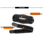 Aolikes Adjustable Elbow Support Basketball Tennis Elbow Pads — Black + Dark Gray Inner