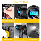 120W Car Air Pump Compressor Tire Inflator Equipment
