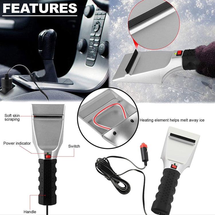 12V Multifunctional Heated Car Snow Shovel Winter Snow Removal Tools