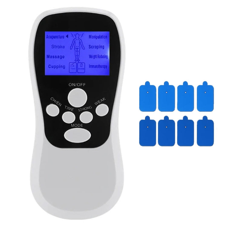 Multifunctional Low Frequency Pulse Meridian Physiotherapy Massage Instrument — White Standard