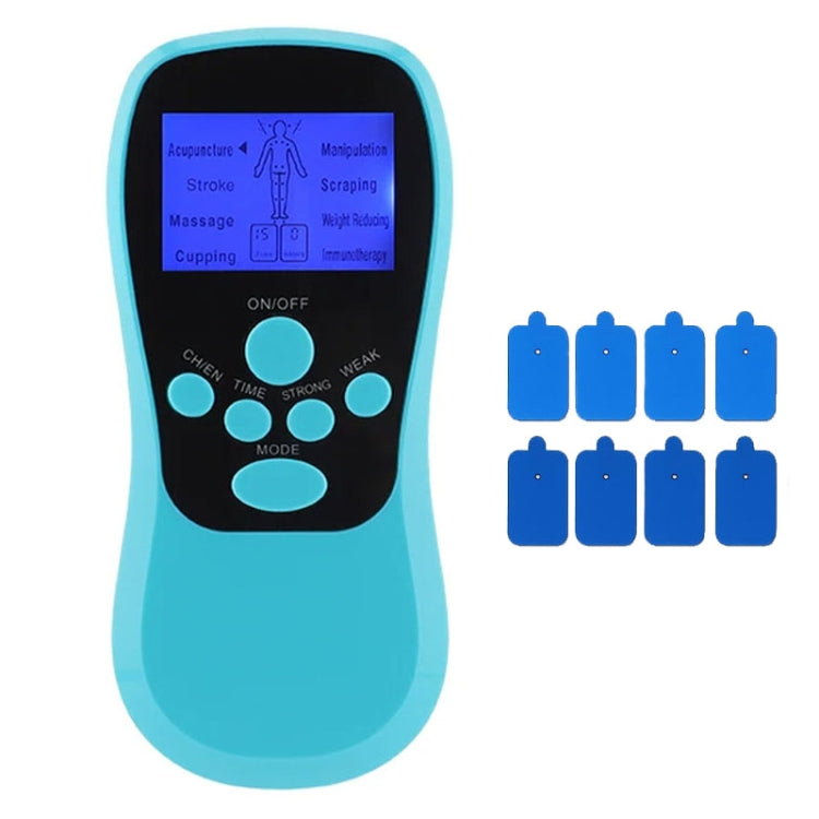 Multifunctional Low Frequency Pulse Meridian Physiotherapy Massage Instrument — Blue Standard