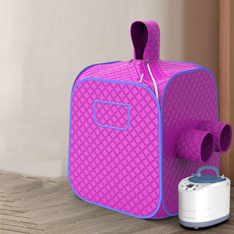 Dual Person Portable Steam Sauna Spa With Pot Set Weight Loss Skin Spa Machine — EU Plug 220V