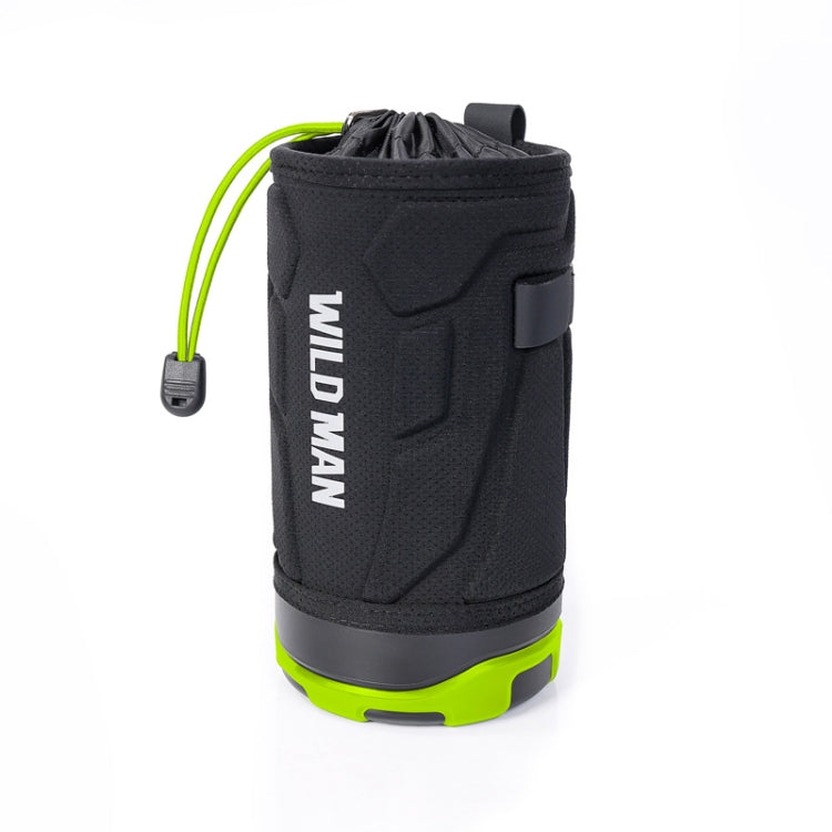 WILD MAN R1 1L Mountain Bike Water Bottle Bag Scooter Handlebar Tool Kit — Black Red