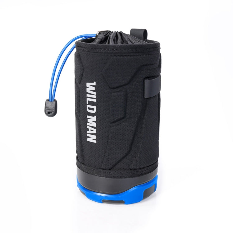 WILD MAN R1 1L Mountain Bike Water Bottle Bag Scooter Handlebar Tool Kit — Black Green